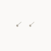 Sensitive Ears 18ct White Gold Tiny Dot Studs