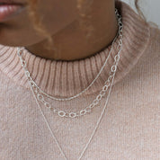 Silver Hayseed Layering Necklace