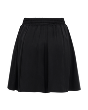 Wide-Leg Cupro Modal Shorts | Black