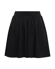 Wide-Leg Cupro Modal Shorts | Black