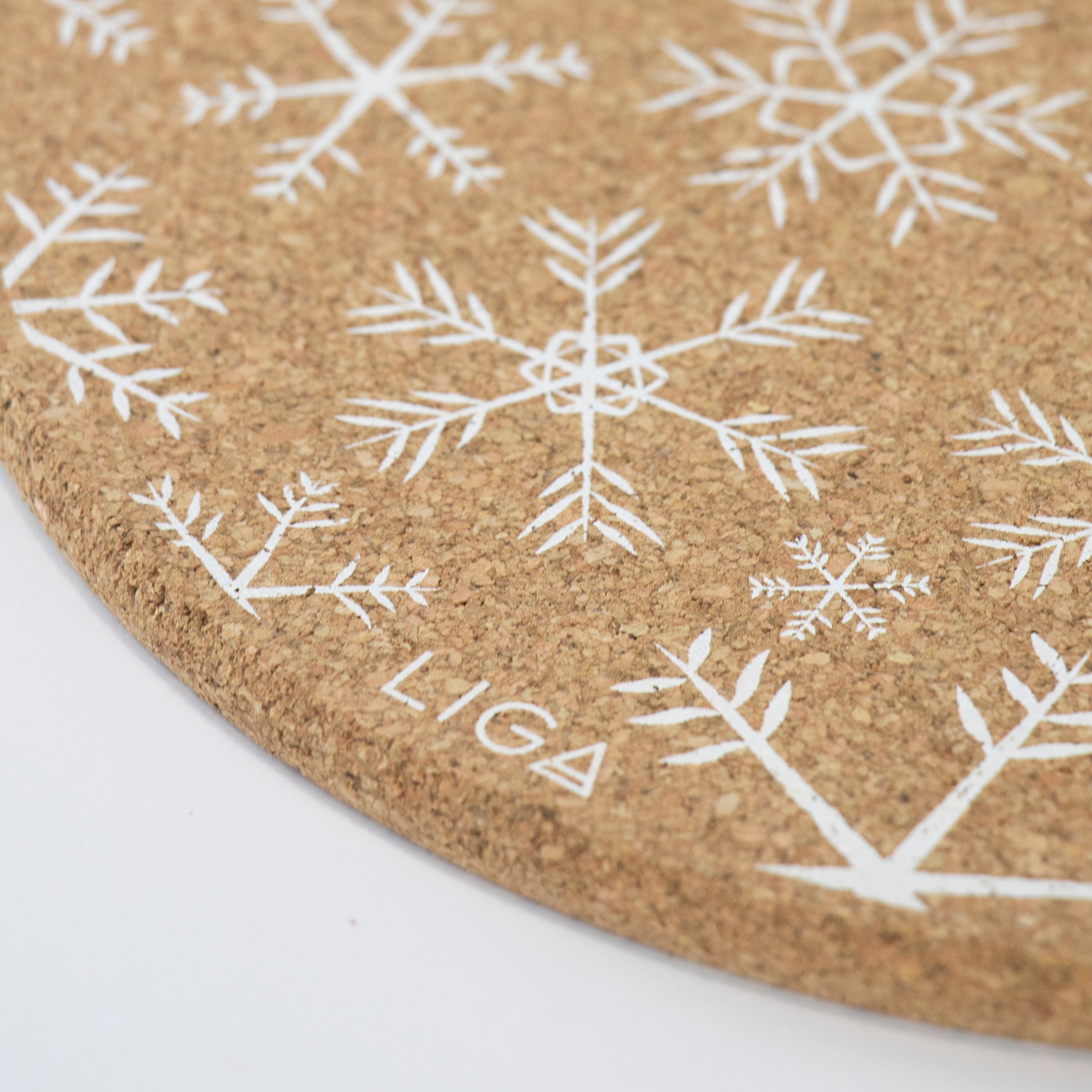 Cork Mats | Snowflakes