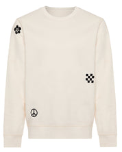 Symbols Embroidered Sweatshirt Ecru