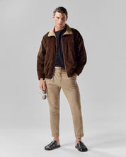 Reversible Corduroy Jacket | Tan / Espresso