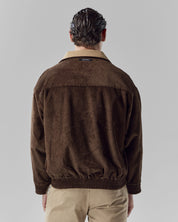 Reversible Corduroy Jacket | Tan / Espresso