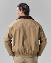 Reversible Corduroy Jacket | Tan / Espresso