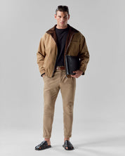 Reversible Corduroy Jacket | Tan / Espresso