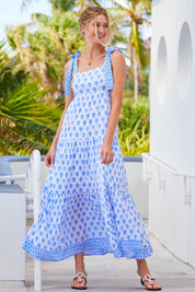 Tabitha Maxi Dress | Pineapple Blue