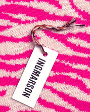 Tiger Wool & Cashmere Scarf Hot Pink