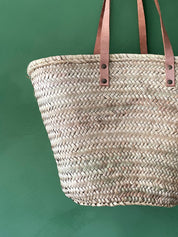 Valencia Shopper Basket, Natural