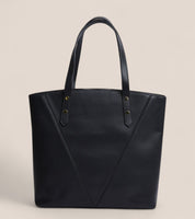 Honor Vegan Bio-Based Bamboo Leather Tote Bag in Black
