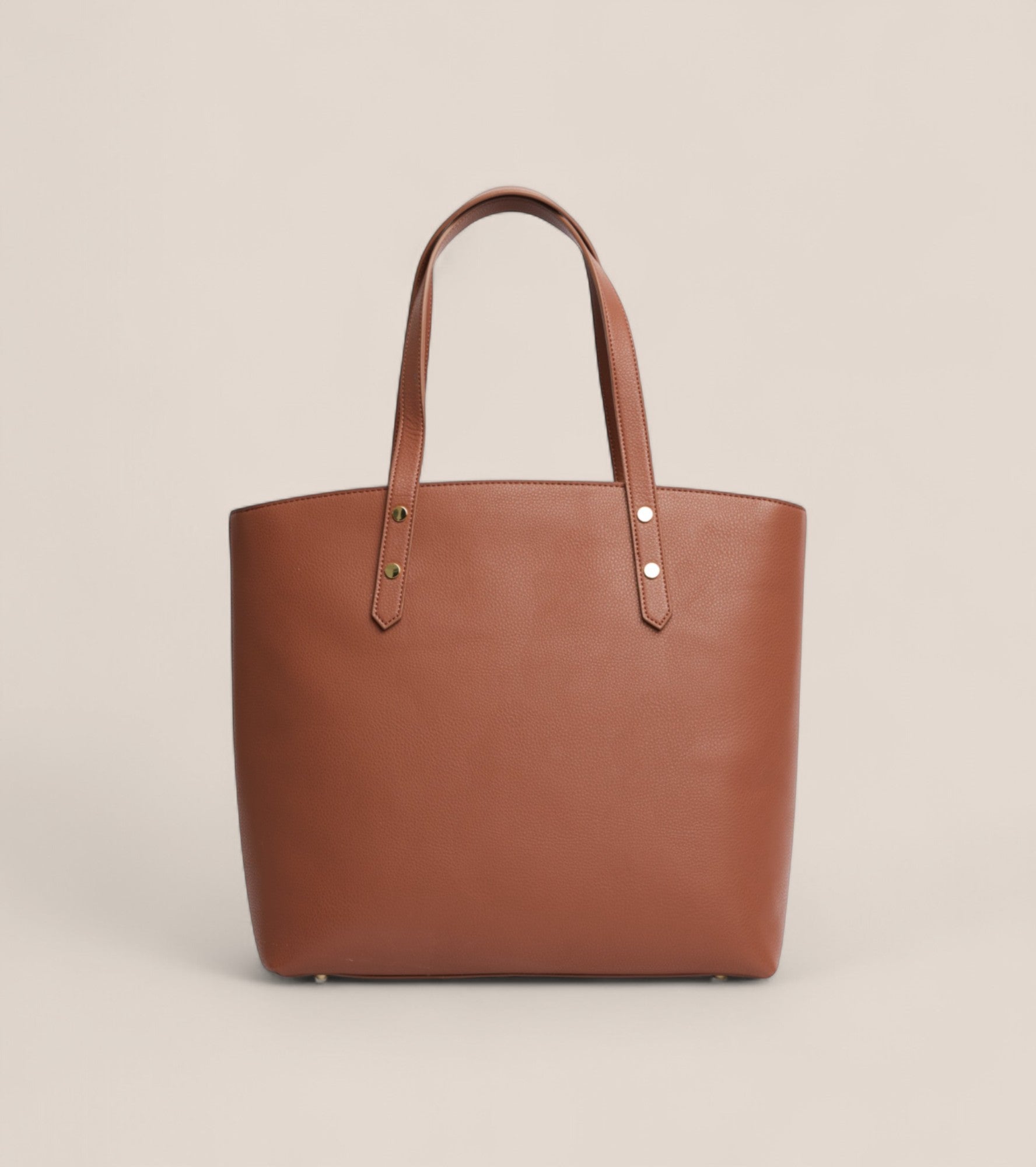 Honor Vegan Bio-Based Bamboo Leather Tote Bag in Brown