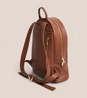 Laurie Vegan Bio-Based Bamboo Leather Backpack in Brown