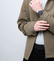 Marley Vegan Bio-Based Bamboo Classic Belt in Black