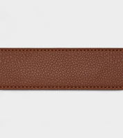Marley Vegan Bio-Based Bamboo Classic Belt in Brown