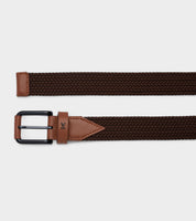Seb Vegan Bio-Based Bamboo Braided Belt in Brown