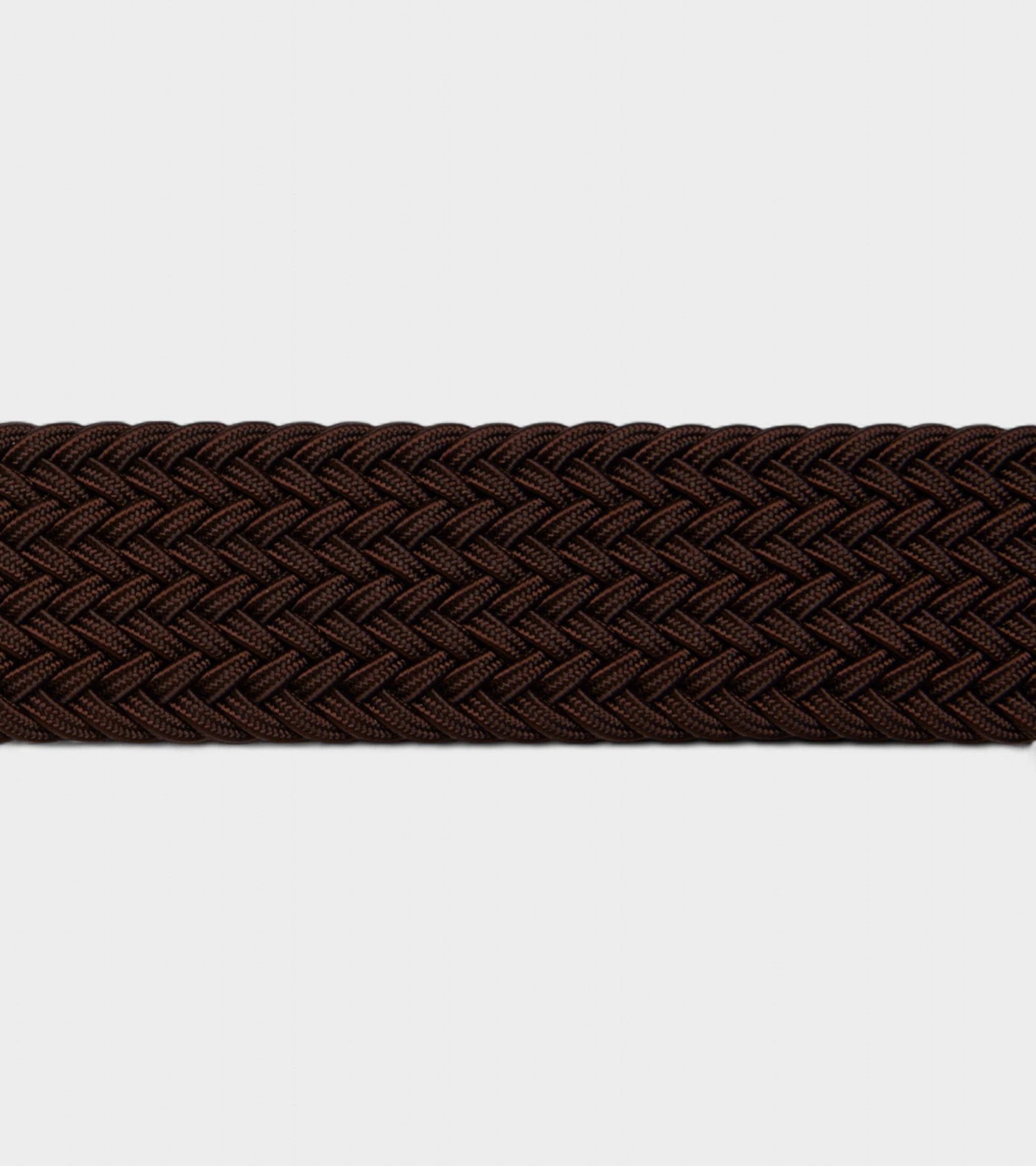 Seb Vegan Bio-Based Bamboo Braided Belt in Brown