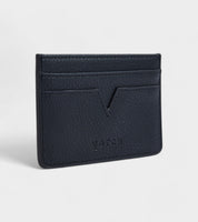 Sol Vegan Bio-Based Bamboo Leather Card Holder in Black