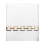 Chain Embroidery Bath Towel