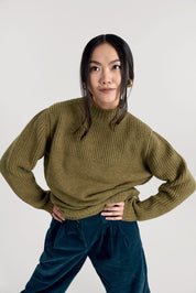 WILD Wool Jumper - Green