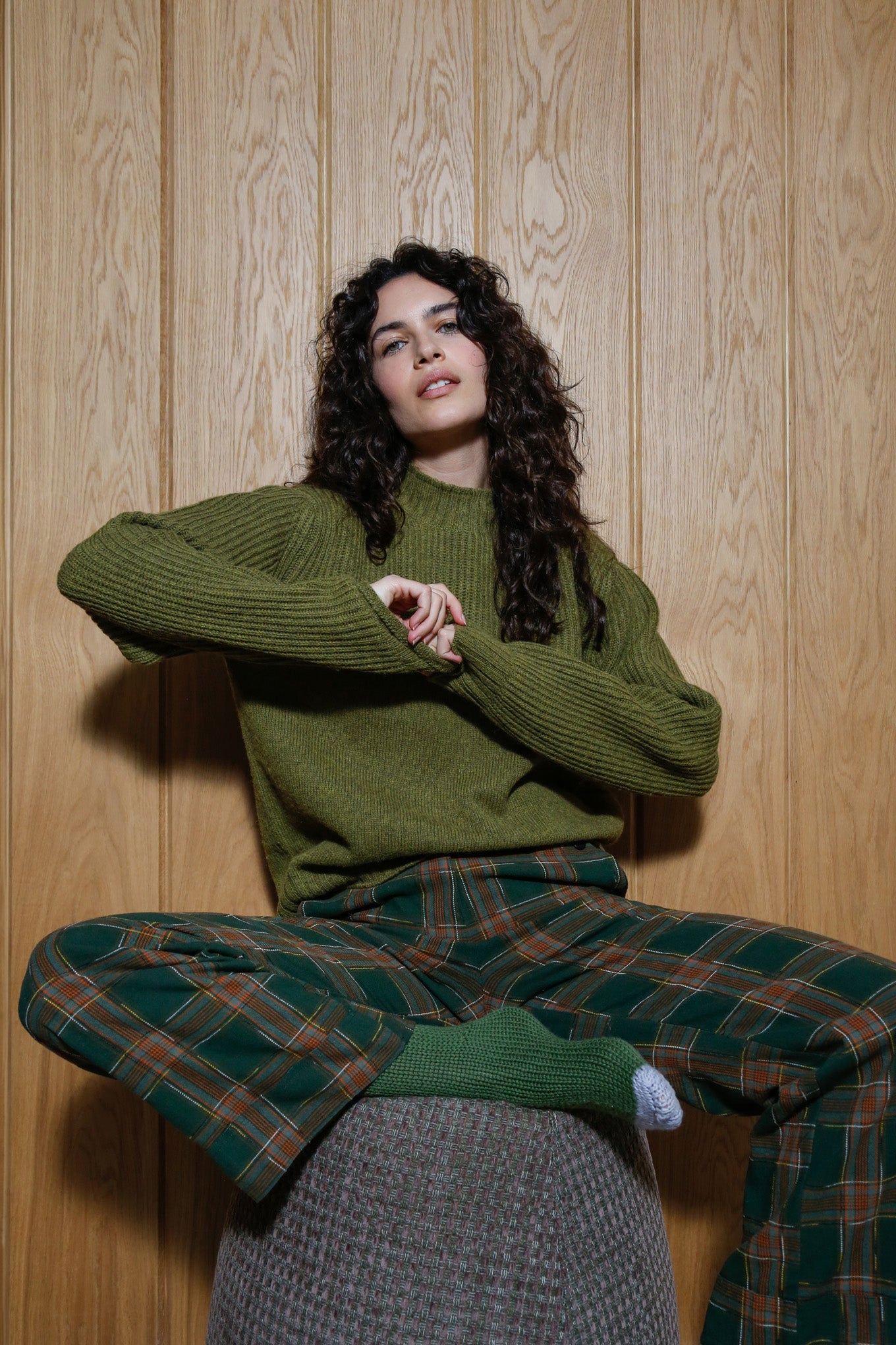 WILD Wool Jumper - Green