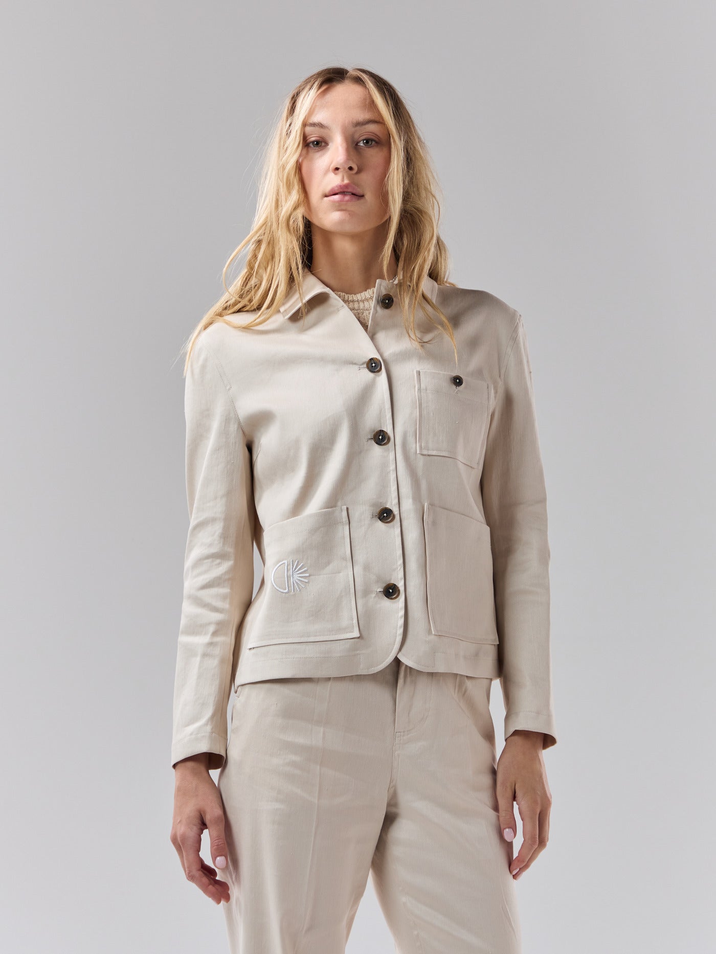 Batch 05 - Womens Cream Linen - Jacket