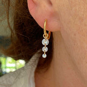 Rising Star Diamond Waterfall Drop Earrings