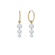 Rising Star Diamond Waterfall Drop Earrings