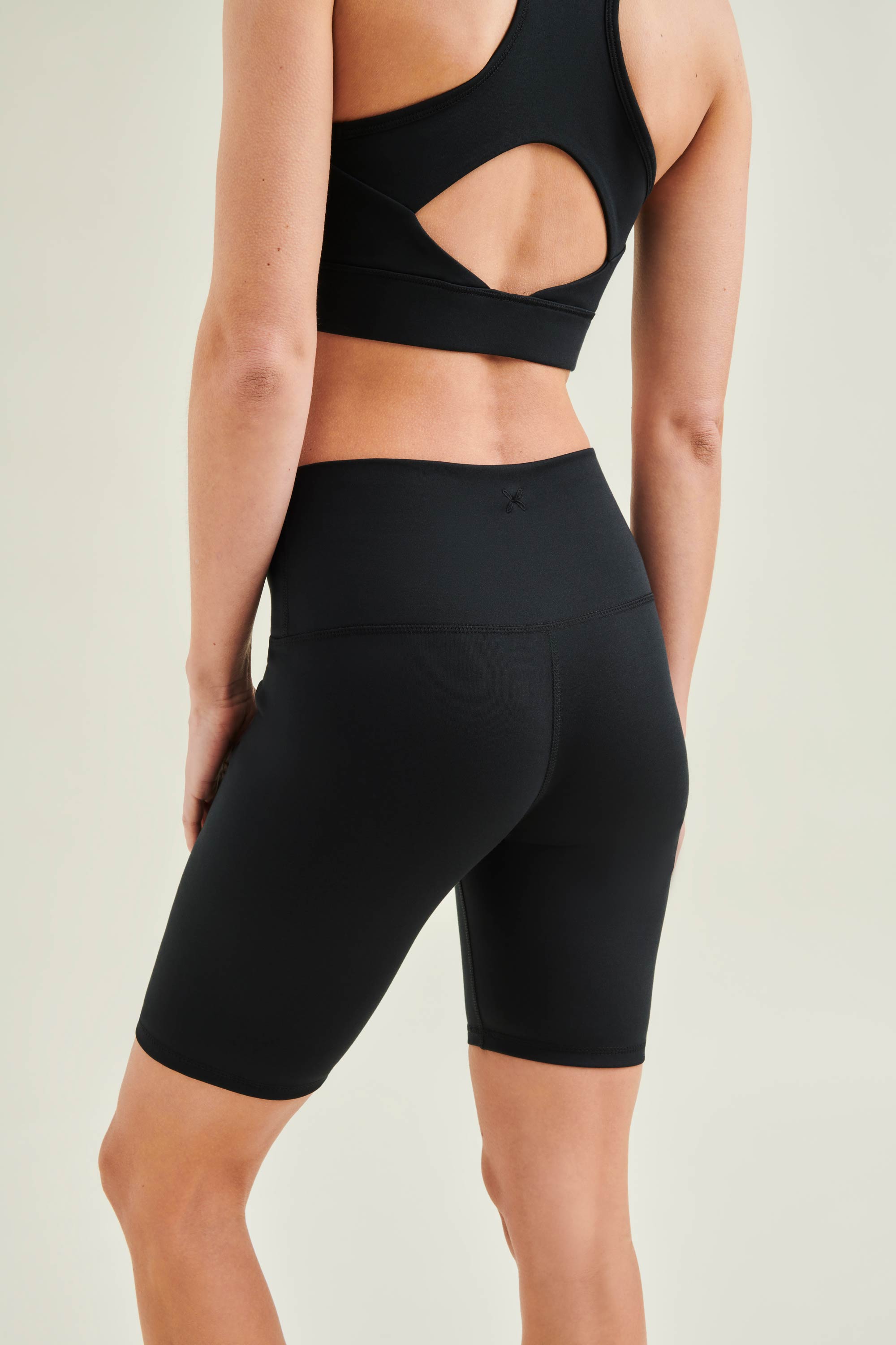NEW Yoga Shorts -High Waist - Caviar Black