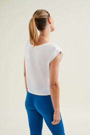 Cropped Dance Vest With Print