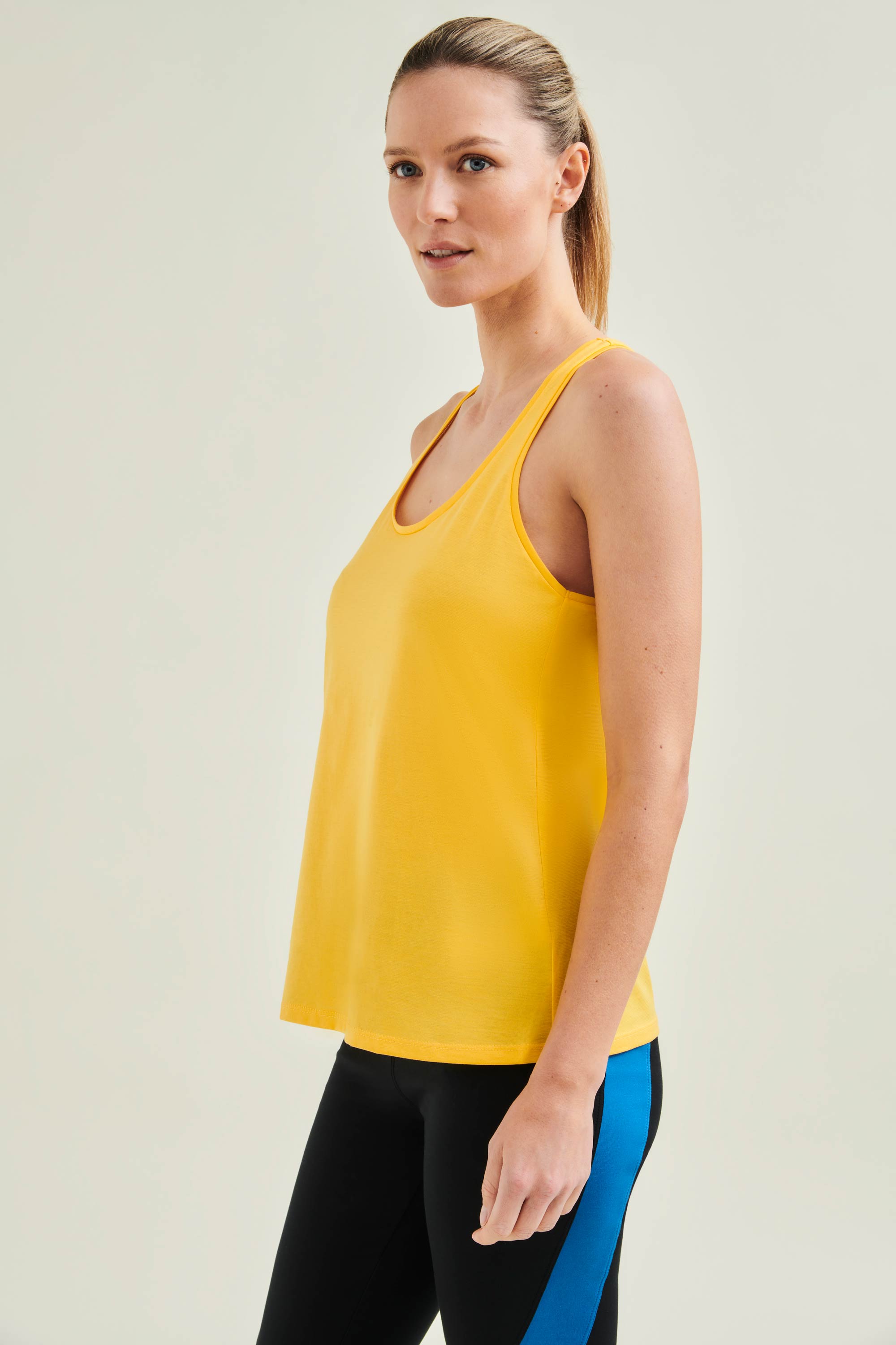 Racer Tank - Sunshine Yellow