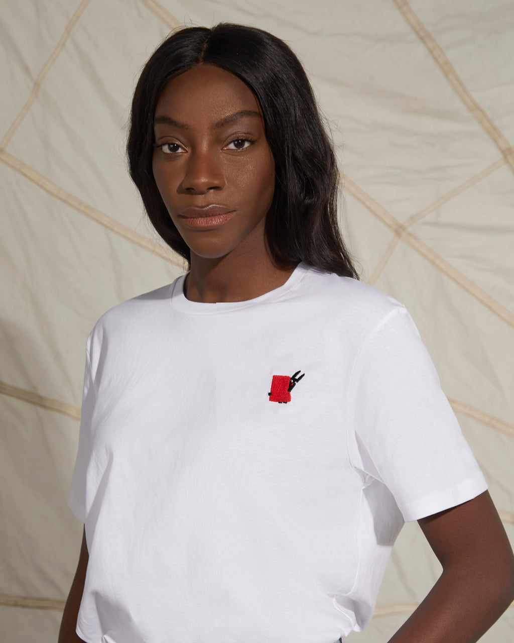 Pierre Buttin Embroidered T-Shirt White