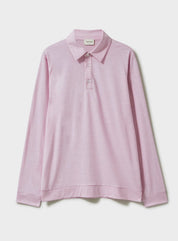 ZQ Merino Wool Jersey Long Sleeve Pink Polo