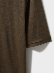 ZQ Merino Super 120s Wool Jersey Tan stripe Neem T