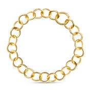 Amadeus Daphne Thick Gold Chain Choker Necklace