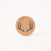 Cork Coaster Antler