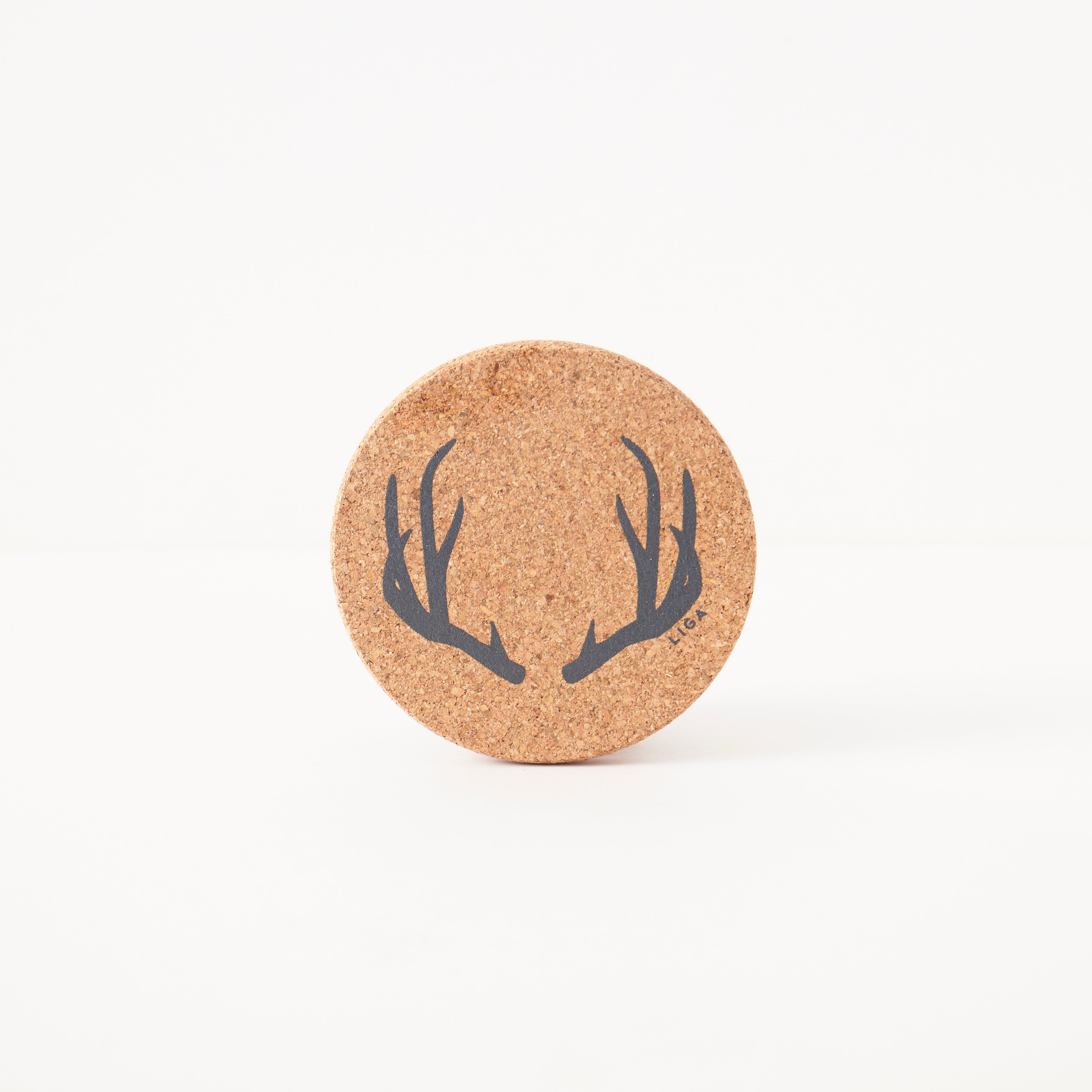 Cork Coaster Antler