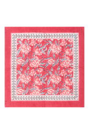 Napkins Pine X 4 Napkin Set Cotton Red One Size