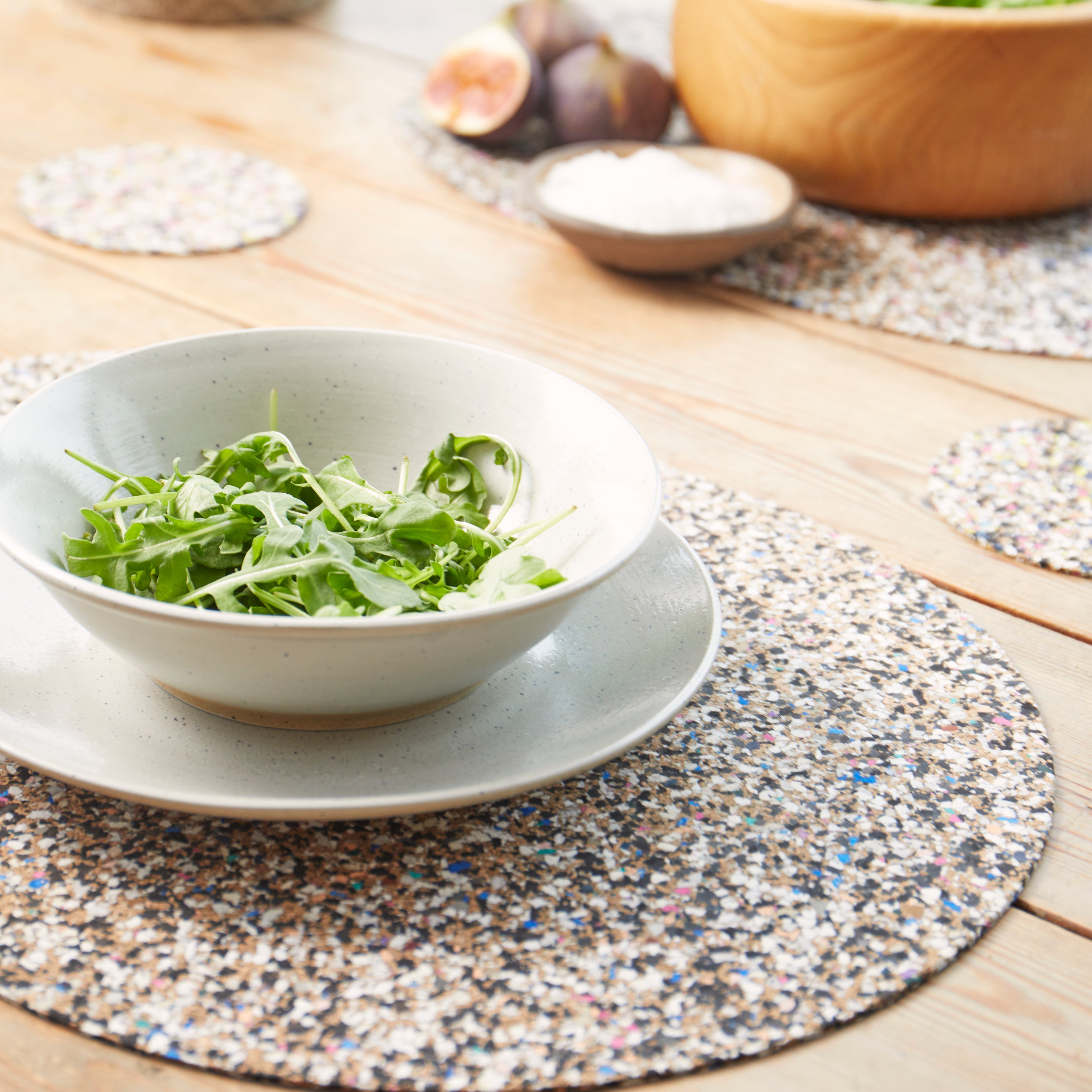 Beach Clean Round Placemats and Coasters Bundle | Table S/4