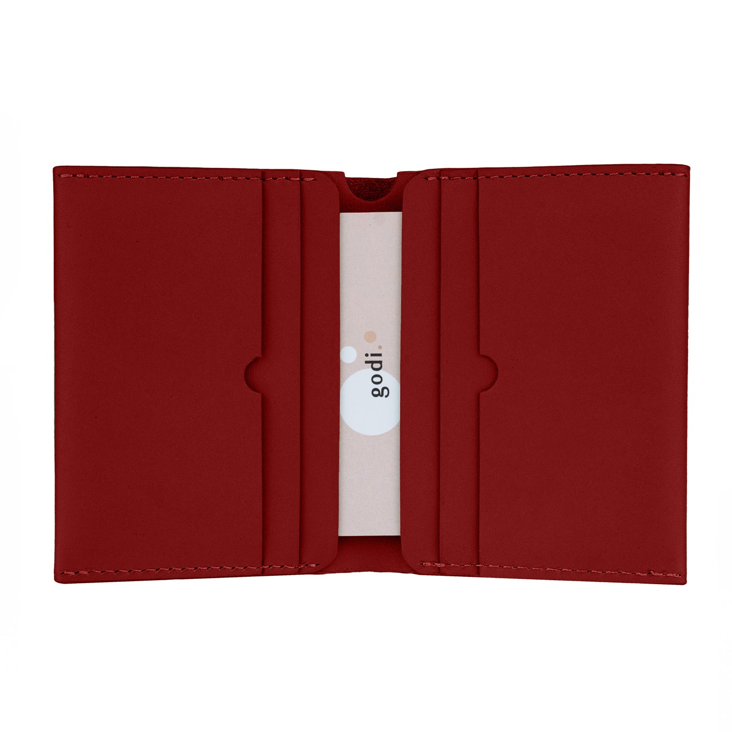 Bifold Wallet in Brick Red