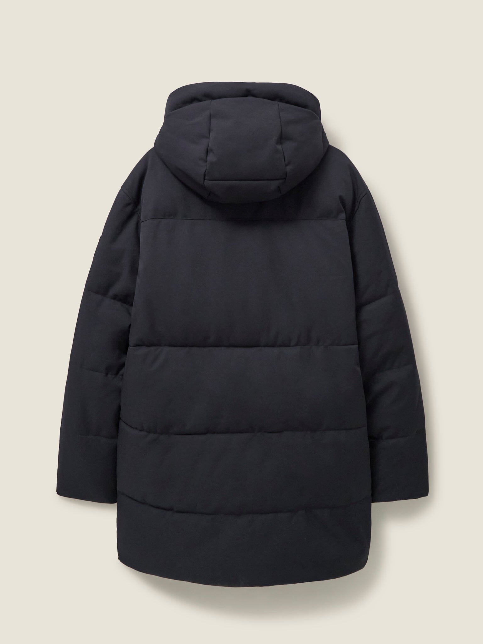 Black Landro Mid Length Puffer Jacket