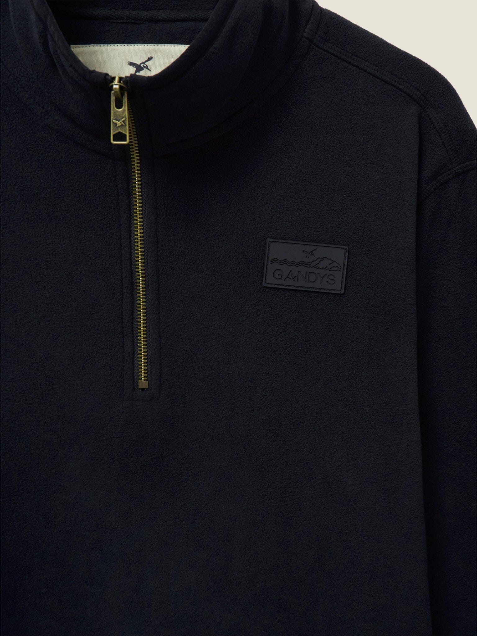 Black Nevis 1/4 Zip Lightweight Fleece