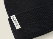 Black Organic Cotton Beanie