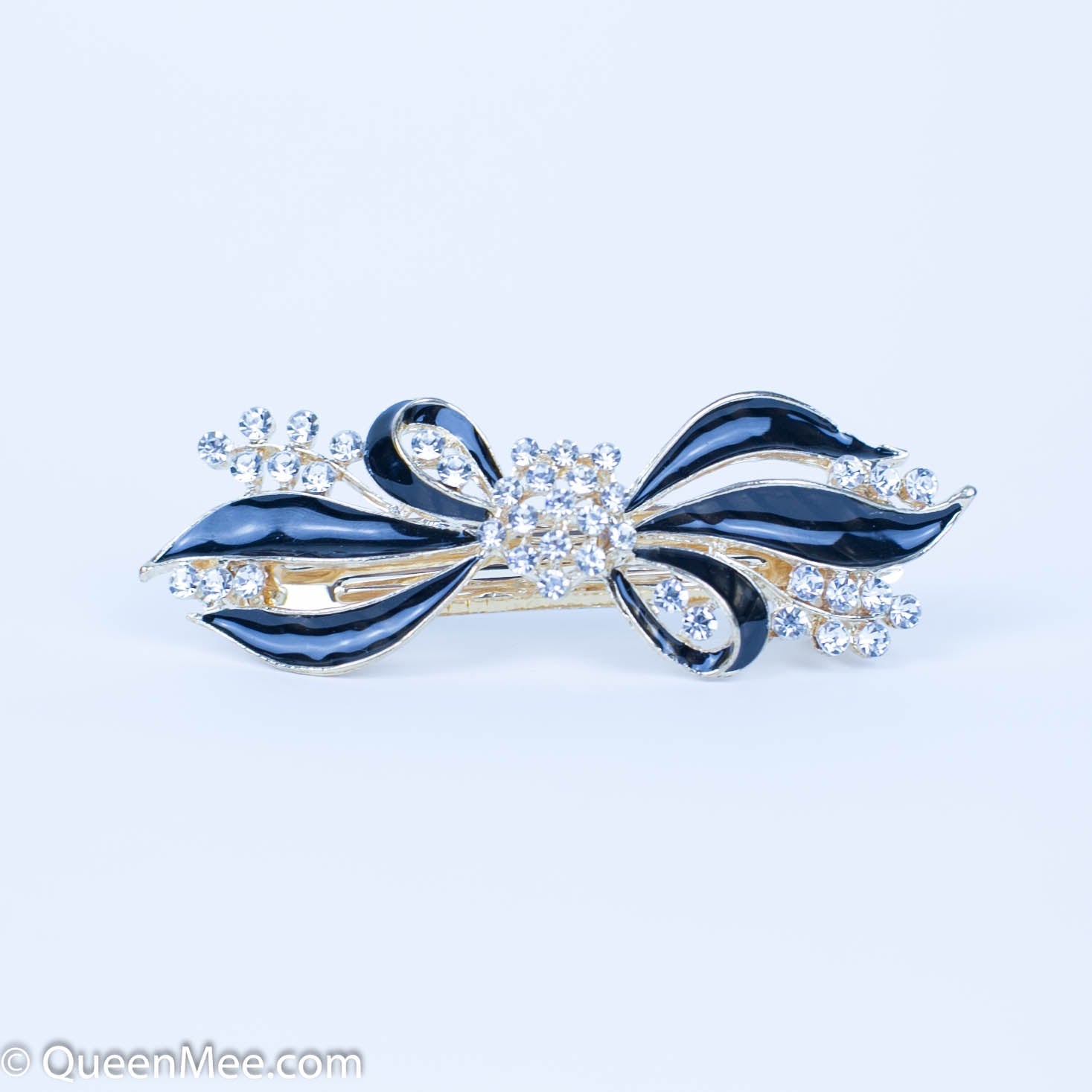 QueenMee Bow Hair Clip with Diamante