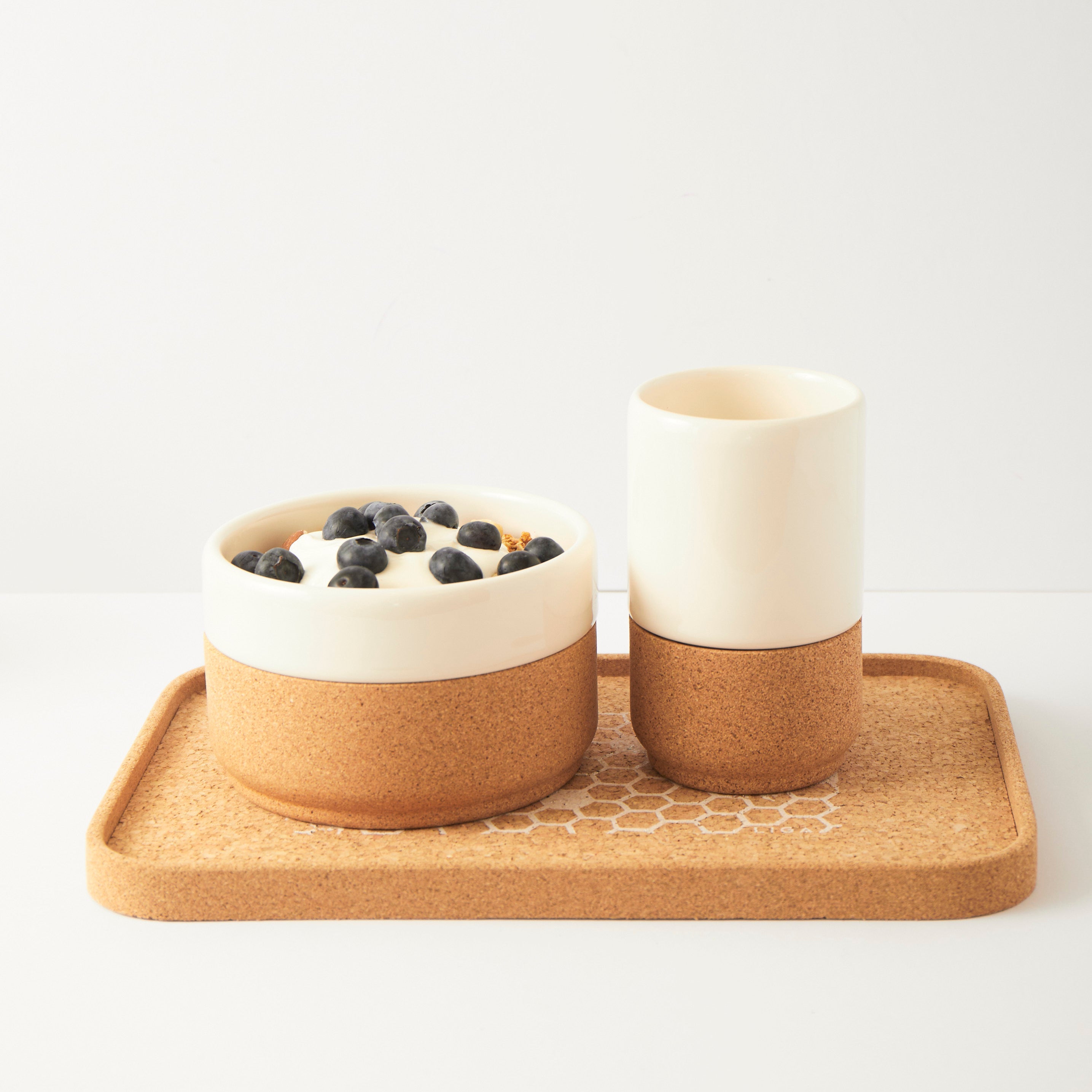 Ceramic Gift Set | Mug and Bowl in Cream