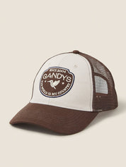 Brown The World Is My Country Trucker Cap