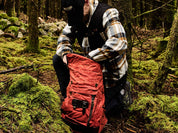 Dusty Orange Waxed Cotton Bali Backpack