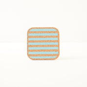 Cork Coasters | Candy Stripes - Blue