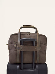 Chestnut Kolkata Waxed Cotton Laptop Bag