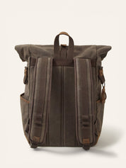 Chestnut Sri Lanka Waxed Cotton Backpack