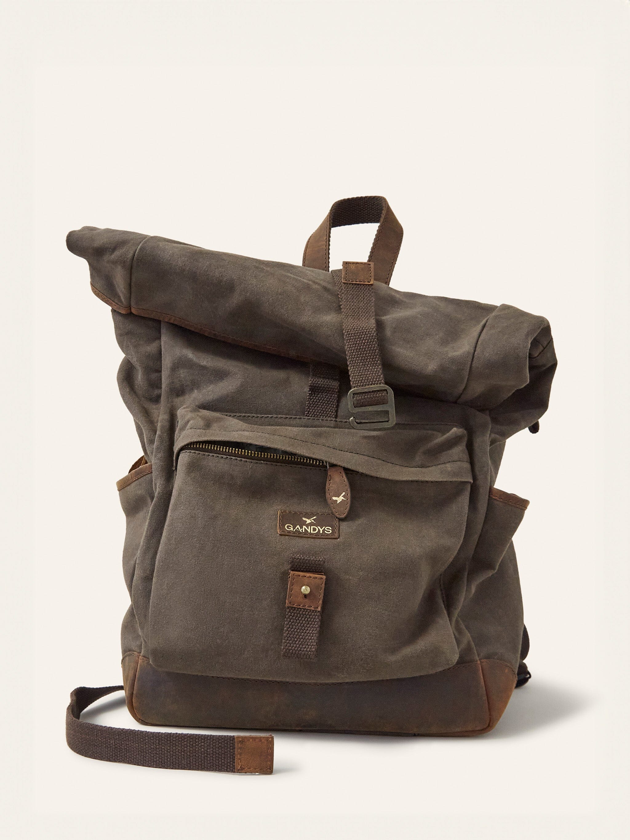 Chestnut Sri Lanka Waxed Cotton Backpack